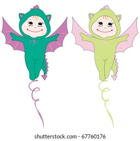 Cute little dragons