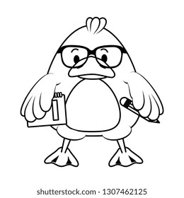 cute little duck character