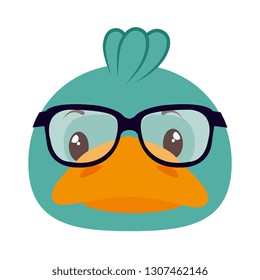 cute little duck character
