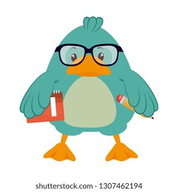 cute little duck character