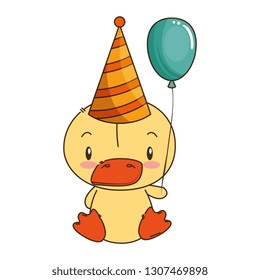 cute little duck character