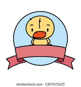 cute little duck character