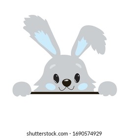 Pequeña ilustración de vectores pequeños de Pascua sobre fondo blanco