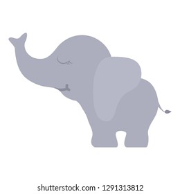 cute and little elephant character