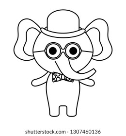 cute little elephant character