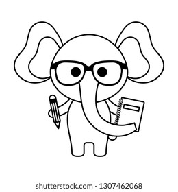 cute little elephant character