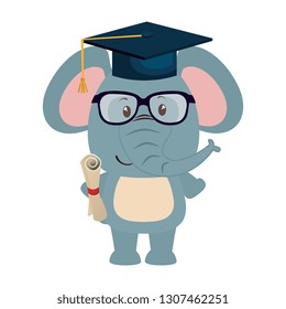 cute little elephant character