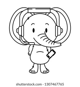 cute little elephant character