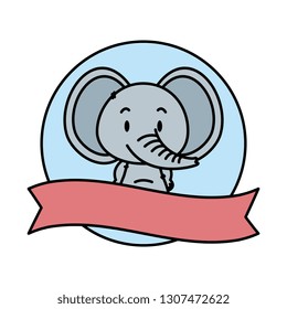 cute little elephant character