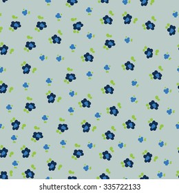 cute little flowers. seamless pattern with flowers