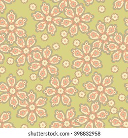 cute little flowers seamless pattern for wrapping textile wallpaper background
