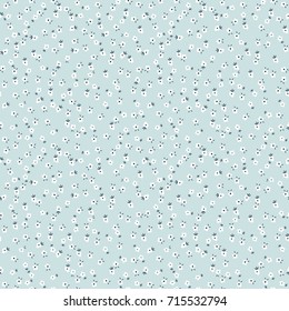 cute little flowers seamless pattern , floral background