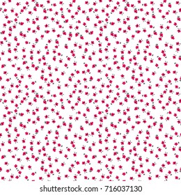 cute little flowers seamless pattern , floral background