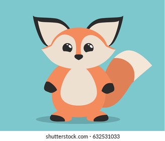Cute little fox