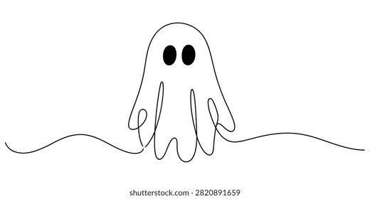 Cute little ghost character