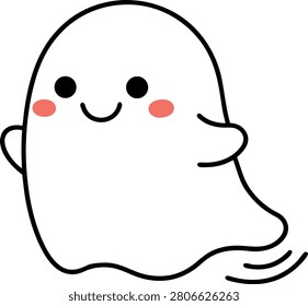 Cute Little Ghost Character