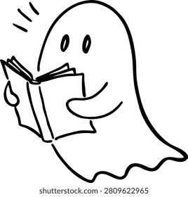 Cute Little Ghost Character