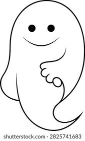 Cute Little Ghost Character