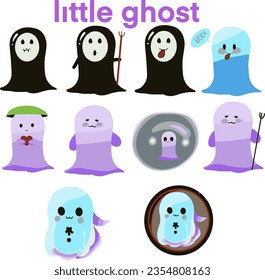 cute little ghost halloween