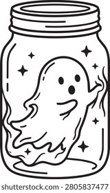 Cute little ghost trapped