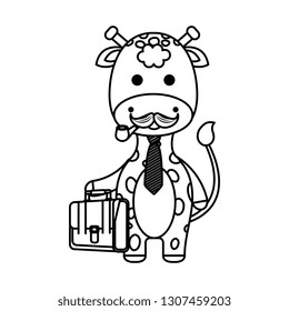 cute little giraffe character