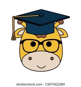 cute little giraffe character