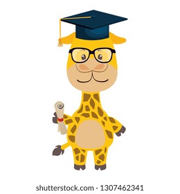 cute little giraffe character