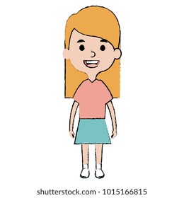 cute and little girl