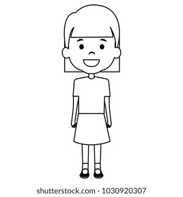 cute and little girl