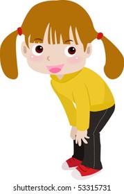 a  cute little girl