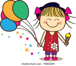 Cute little girl