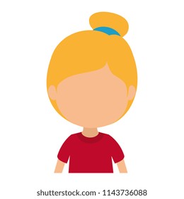 cute and little girl character