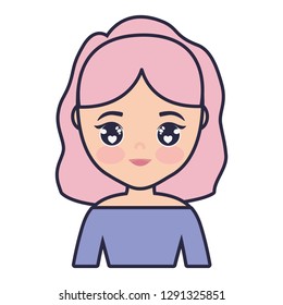 cute and little girl character