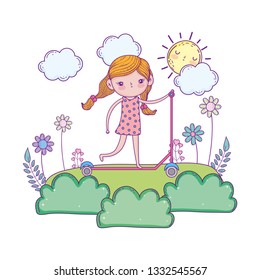 cute little girl character