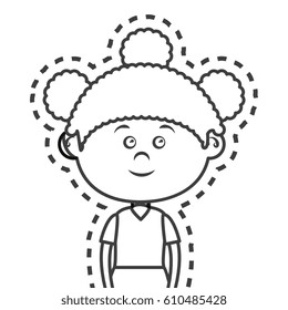 cute little girl character