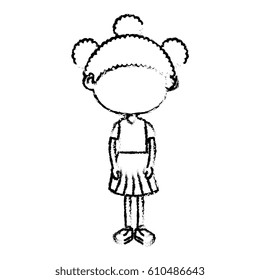 cute little girl character