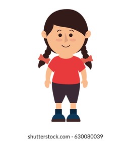 cute little girl character