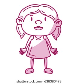 cute little girl character