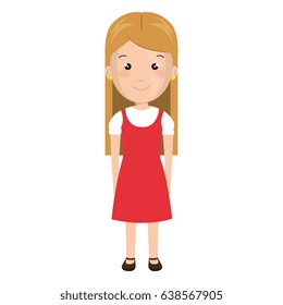 cute little girl character