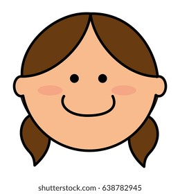 cute little girl character