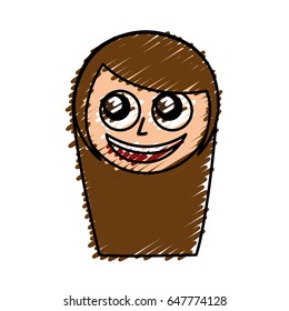 cute little girl character