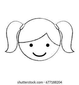 cute little girl character