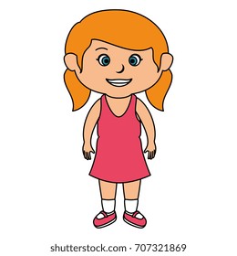 cute little girl character