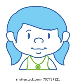 cute little girl character
