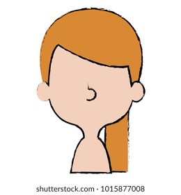 cute and little girl shirtless