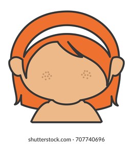 cute little girl shirtless character
