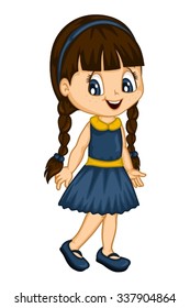 Hd Wallpaper Of Cute Girl Cartoon