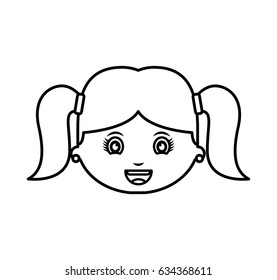 Cute Little Girl Student Stock Vector (Royalty Free) 634368611 ...