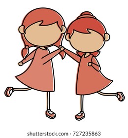 cute little girls characters