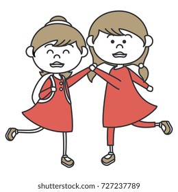 cute little girls characters